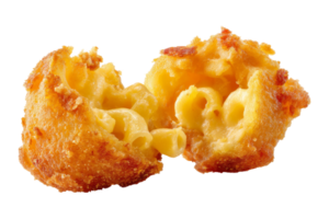 Crispy mac bites for snacking png
