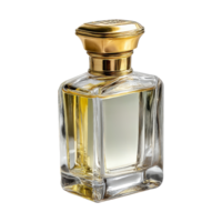 Elegant perfume bottle showcase png