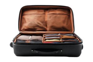 Essentials for travel suitcase life png