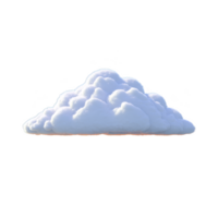 Fluffy white cloud floats against transparent background, showcasing its soft and airy texture. cloud appears light and serene, evoking sense of calm and tranquility png