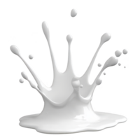 Splash of white liquid creates dynamic and energetic shape, resembling crown. fluid motion and smooth texture highlight elegance and fluidity of liquid png