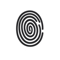black spiral pattern on transparency background creates hypnotic effect, drawing viewer attention to its center. simple yet intriguing design evokes sense of mystery and curiosity png