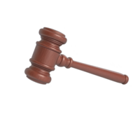 wooden gavel with smooth finish is depicted, symbolizing justice and authority. gavel is often used in legal settings to call for order or to signify decision png