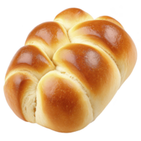 Freshly baked, glossy, golden brown bread roll with soft, fluffy texture, perfect for breakfast or snack. bread shiny crust adds appetizing appeal png