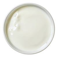 bowl of fresh, creamy yogurt with smooth texture and glossy surface, perfect for healthy snack or breakfast. yogurt appears rich and inviting, ready to be enjoyed png