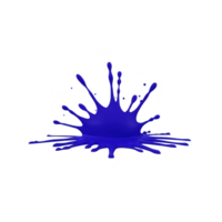 vibrant splash of blue paint creates artistic and dynamic effect against plain background, capturing motion and creativity png
