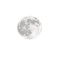 A bright full moon with detailed craters and glowing aura against dark sky, creating serene and mystical atmosphere. moon surface is clearly visible, highlighting its natural beauty png