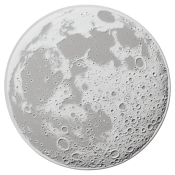 An image shows detailed grayscale illustration of moon, highlighting its craters and surface texture. moon appears in realistic style, capturing its natural features.moon illustration with craters png