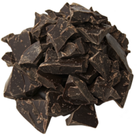 Rich, dark chocolate chunks are piled together, showcasing their deep brown color and rough texture, perfect for baking or snacking. image captures indulgent and tempting nature of chocolate png