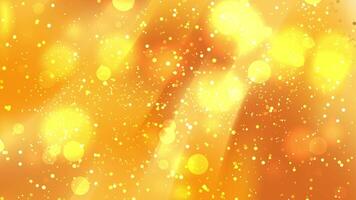 Vibrant golden yellow light burst background, abstract magical rays with sparkling glow suitable for events, invitations, modern visuals, and graphic design projects video