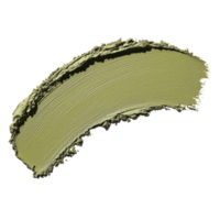textured green brushstroke of paint on transparency background, showcasing smooth and artistic application. stroke has rough edges, adding dynamic and creative feel png