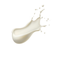 splash of creamy white liquid captured mid air, creating dynamic and fluid motion. smooth texture and elegant curves convey sense of freshness and purity png