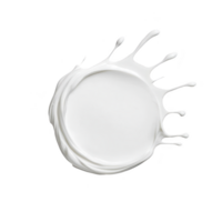 respingo do branco líquido formulários circular padronizar contra transparência fundo, criando dinâmico e artístico visual. fluido movimento e contraste evocar sentido do energia e criatividade png
