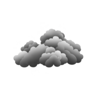 cluster of dark gray clouds symbolizes impending storm, conveying sense of foreboding and tension. clouds are dense and layered, suggesting heavy rain or thunderstorm png