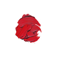 vibrant red paint smear on transparency background showcases bold texture and dynamic brushstrokes, evoking creativity and artistic expression. vivid color contrasts sharply with dark backdrop png