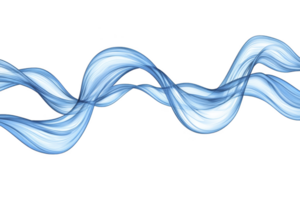 dinâmico, fluindo azul onda padronizar em transparência fundo cria sentido do movimento e fluidez. abstrato Projeto é ambos calmante e enérgico, perfeito para criativo projetos png