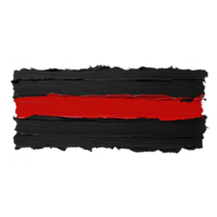 bold red brushstroke cuts across textured transparency background, creating striking contrast and evoking sense of dynamic movement png