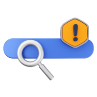 A magnifying icon with a magnifying glass and a blue button png