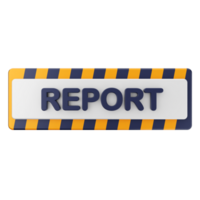 A report button with the word report on it png
