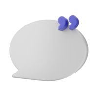 Speech bubble with blue speech bubble on black background png