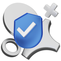 A shield with a check mark and a check mark png