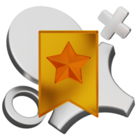 A star and a star icon on a black background png