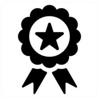 Identity and success icon concept in black filled color vector