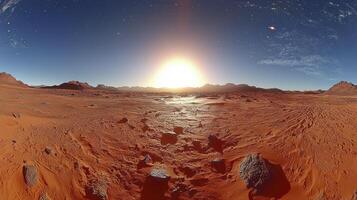 A virtual reality view of the red planet photo