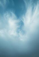 blue sky with some clouds in it photo
