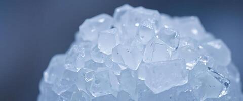 bunch of ice cubes sitting on top of a table photo