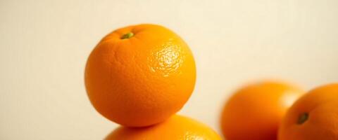group of oranges sitting on top of each other photo