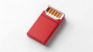 Red Cigarette Box photo