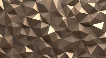 Abstract Polygon Background with Brown Triangular Shapes photo