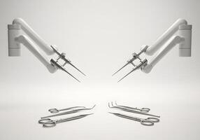 Robotic surgical instruments photo