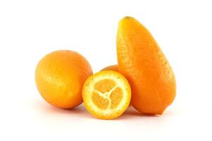 Fresh kumquats showing vibrant orange color and juicy texture photo