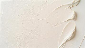 A white painting with a white background photo