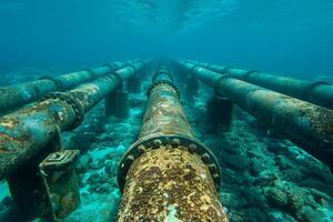 Subsea energy pipeline infrastructure photo