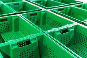 Empty shelves in a supermarket due to stockpiling during a pandemic photo