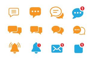 New message notification concept vector