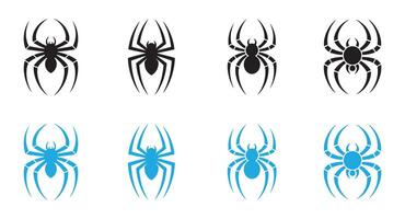 spider icon collection vector
