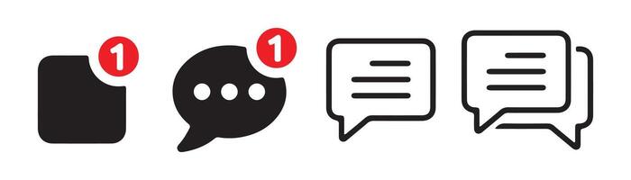 Message icon envelope sign in black color vector
