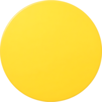 Simple Yellow Circular Shape Design png