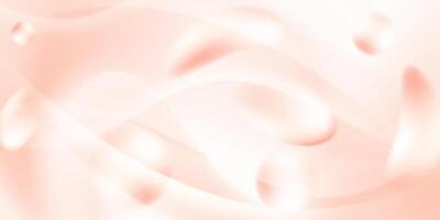 Abstract background with pink bubbles and swirls vector