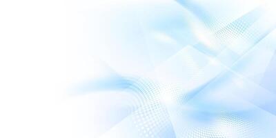 Abstract blue background with wavy lines vector