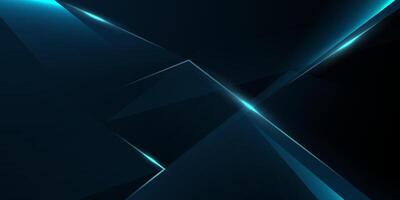 Abstract blue background with a light effect vector