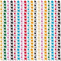 Abstract bright ethnic tribal african geometric pattern for fabric t-shirt print vector