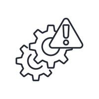 defect outline icons related vector