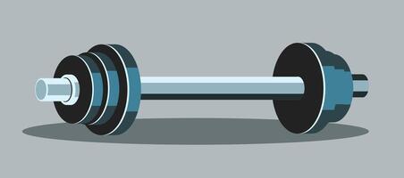 Dumbbell gym tools vector