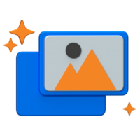 AI Image Tool Icon, Image gallery for AI photo recognition, , tagging, or editing. png