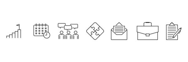 Set of communication icon collection. Dialogue, conversation or chatting related symbol. vector